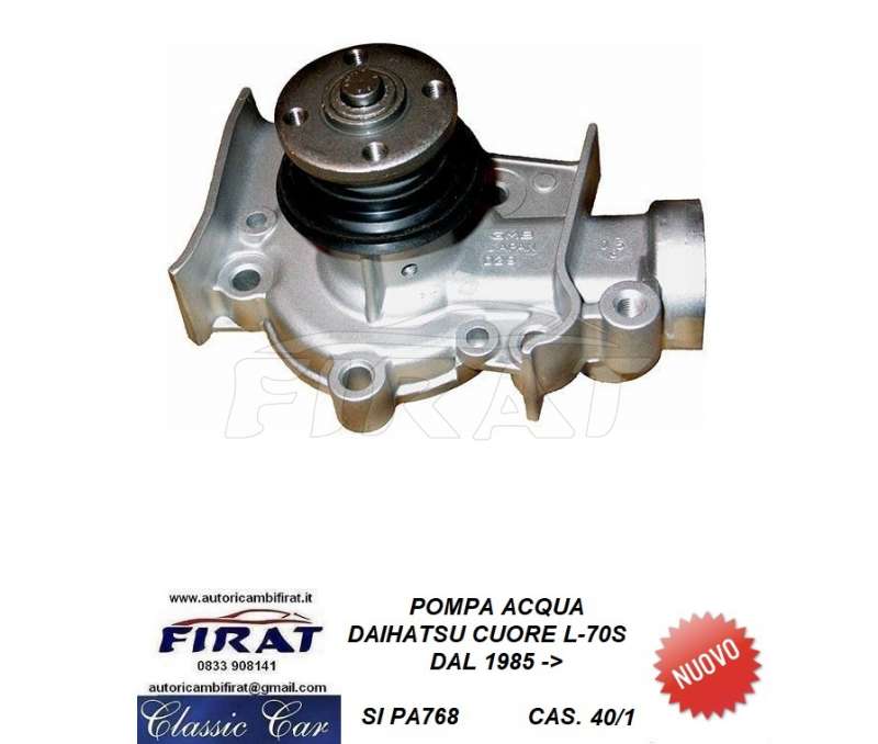 POMPA ACQUA DAIHATSU CUORE L70S (PA768)